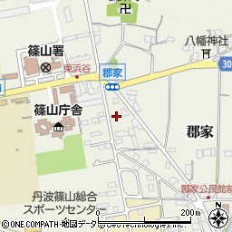 兵庫県丹波篠山市郡家855周辺の地図