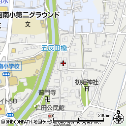 静岡県田方郡函南町仁田556周辺の地図