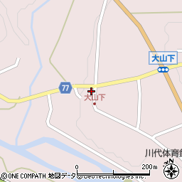 兵庫県丹波篠山市大山下539周辺の地図