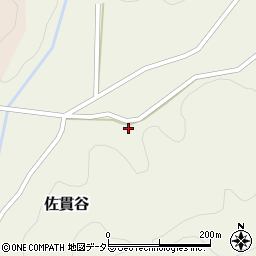兵庫県丹波篠山市佐貫谷245周辺の地図