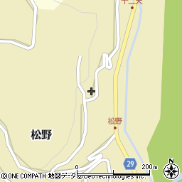 静岡県静岡市葵区松野360周辺の地図