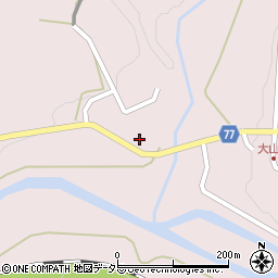 兵庫県丹波篠山市大山下741周辺の地図