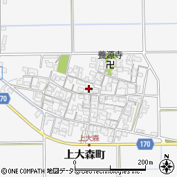 滋賀県東近江市上大森町779周辺の地図
