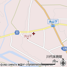 兵庫県丹波篠山市大山下505周辺の地図