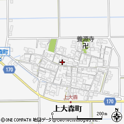 滋賀県東近江市上大森町776周辺の地図