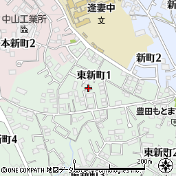 第２伊藤荘周辺の地図
