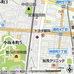 ローソン豊田小坂本町店周辺の地図