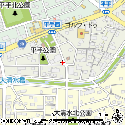 愛知県名古屋市緑区平手南1丁目1103周辺の地図