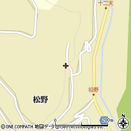 静岡県静岡市葵区松野431周辺の地図