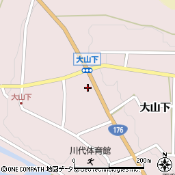 兵庫県丹波篠山市大山下484周辺の地図