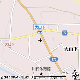 兵庫県丹波篠山市大山下484周辺の地図