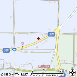 岡山県苫田郡鏡野町原57周辺の地図