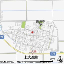 滋賀県東近江市上大森町778周辺の地図