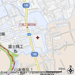タカラスタンダード株式会社　三島工場周辺の地図