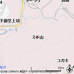 愛知県豊田市幸海町ミド山周辺の地図