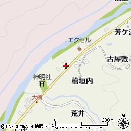 愛知県豊田市石楠町森前周辺の地図