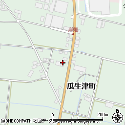 滋賀県東近江市瓜生津町478周辺の地図