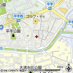 愛知県名古屋市緑区平手南1丁目10周辺の地図