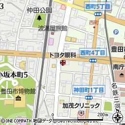 株式会社日本旅行　豊田営業所周辺の地図
