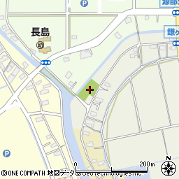 鎌ヶ地児童公園周辺の地図
