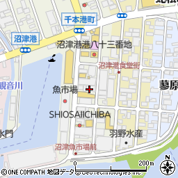株式会社サスヨ海産　魚河岸サスヨ海産市場周辺の地図