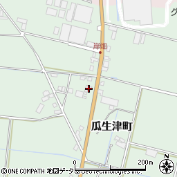 滋賀県東近江市瓜生津町477周辺の地図