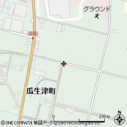 滋賀県東近江市瓜生津町2582周辺の地図