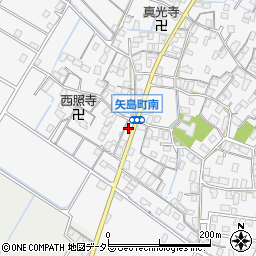 滋賀県守山市矢島町1307周辺の地図