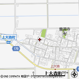 滋賀県東近江市上大森町746周辺の地図