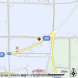 岡山県苫田郡鏡野町原56周辺の地図