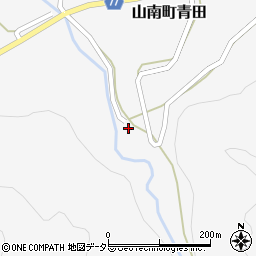 兵庫県丹波市山南町青田490周辺の地図