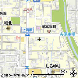 株式会社電力サポート中国　津山営業所周辺の地図