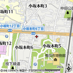 愛知県豊田市小坂本町5丁目1周辺の地図