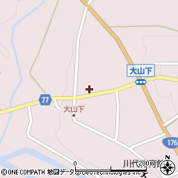 兵庫県丹波篠山市大山下1209周辺の地図