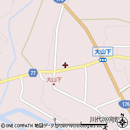 兵庫県丹波篠山市大山下1209周辺の地図