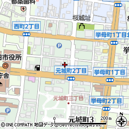 元城建設株式会社周辺の地図