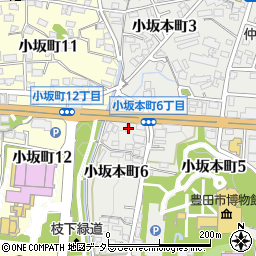 愛知県豊田市小坂本町6丁目8周辺の地図