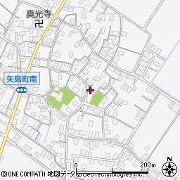 矢島町自治会館周辺の地図