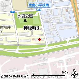 愛知県名古屋市南区神松町3丁目4周辺の地図