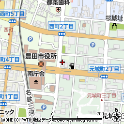 アースサポート豊田周辺の地図