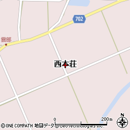 兵庫県丹波篠山市西本荘周辺の地図