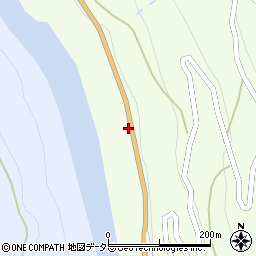 静岡県浜松市天竜区佐久間町大井2365-1周辺の地図