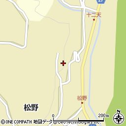 静岡県静岡市葵区松野348周辺の地図