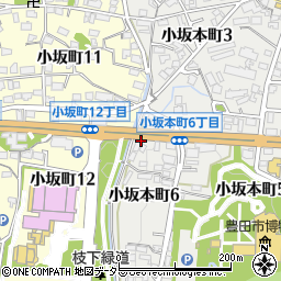 愛知県豊田市小坂本町6丁目9周辺の地図
