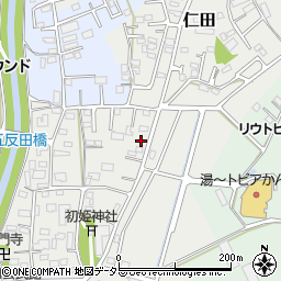 静岡県田方郡函南町仁田605-7周辺の地図