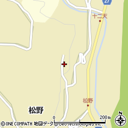 静岡県静岡市葵区松野354-1周辺の地図