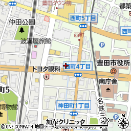 あおい建設コンサルタント株式会社　豊田支店周辺の地図
