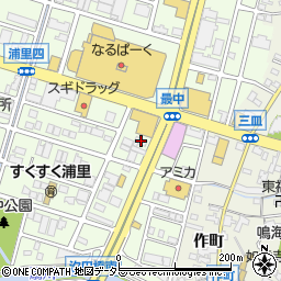 中日新聞福井新聞店周辺の地図