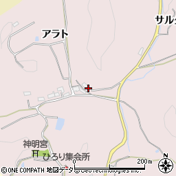 愛知県豊田市平折町ホフタ周辺の地図
