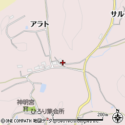 愛知県豊田市平折町（ホフタ）周辺の地図